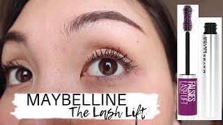 Maybelline FALSIES LASH LIFT Mascara REVIEW amp WEAR TEST Is it good Nessa Alvaro [upl. by Garratt]