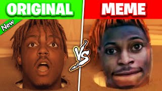 POPULAR RAP SONGS vs MEME VERSIONS [upl. by Ynohtnacram]