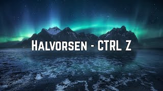 Halvorsen  CTRL Z  Lyrics video [upl. by Bilat377]