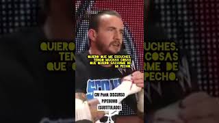 CM PUNK DISCURSO PIPEBOMB SUBTITULADO [upl. by Ariaet]