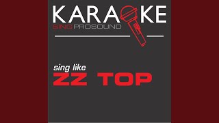 Gimme All Your Lovin In the Style of ZZ Top Karaoke with Background Vocal [upl. by Nylissej]