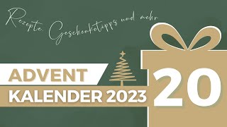 VERWÖHNUNG PUR WEIHNACHTLICHES SCHOKOFONDUE  Tag 20 Adventkalender 2023 [upl. by Ajani102]