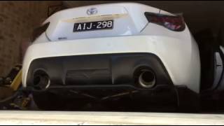 Toyota 86  BRZ  FRS  Kakimoto Regu 06ampR with OFT Headers [upl. by Brier]