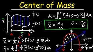 Center of Mass amp Centroid Problems  Calculus [upl. by Eldnar]