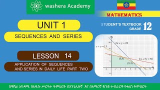 MATHEMATICS GRADE 12 UNIT 1 LESSON 14 APPLICATION OF SEQUENCE AND SERIES PART TWO [upl. by Jens41]