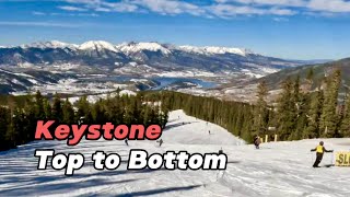 Skiing Keystone Top to Bottom Early Season Blue Bird 11152024 youtube [upl. by Lorry272]