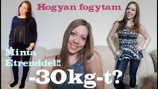 Hogyan fogytam le 30kgt Tanácsaim az életmódváltáshozMinta étrend Egészséges Tudatos étkezés [upl. by Akimal929]