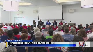 Juneteenth Panel Discussion In Huntsville  June 19 2024  News 19 at 6 pm [upl. by Giff801]