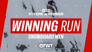 Jonathan Penfield Snowboard Men Winning Run I 2024 YETI Xtreme Verbier [upl. by Leicester781]