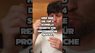 4 schnelle Rezepte für proteinreiche Snacks [upl. by Meean]