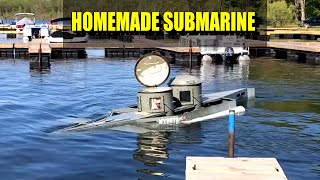 Homemade Submarine Dive Trial  Throwback [upl. by Trevlac]