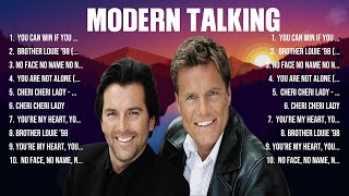 Modern Talking Greatest Hits 2024 Pop Music Mix Top 10 Hits Of All Time [upl. by Naletak]