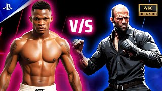 Israel Adesanya Takes On Jason Statham In EPIC UFC 5 Showdown [upl. by Crompton463]