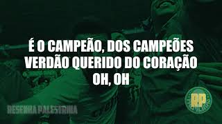 É O CAMPEÃO 🏆 VERDÃO QUERIDO DO CORAÇÃO 💚  CANTO DA TORCIDA 🎶  MÚSICAS PALMEIRAS MANCHA VERDE 👻 [upl. by Eimmot731]