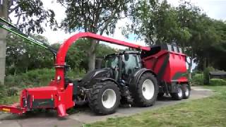 TAKKEN VERSNIPPEREN VALTRA N 174 UFKES GREENTEC CHEETAH 30 [upl. by Chic]