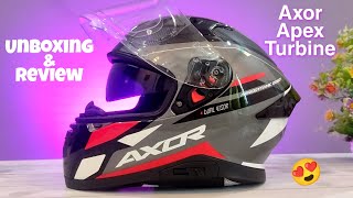 Axor Apex Turbine Helmet  Unboxing amp Review axor helmet [upl. by Riem]