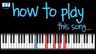 PianistAko tutorial solo YOUR SONG piano parokya ni edgar [upl. by Enortna]