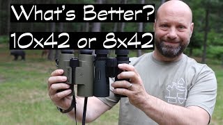 Bowhunting Binoculars 10x42 or 8x42 What is Better [upl. by Alvera]