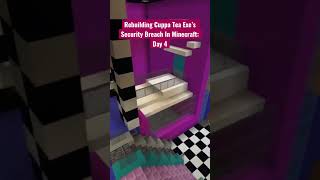 Day 4 Of Rebuilding Cuppa Tea Exes Security Breach In Minecraft fnaf minecraft shorts [upl. by Nil]