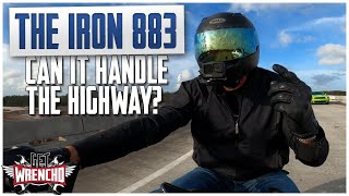 Can the Iron 883 handle the highway [upl. by Thanos]