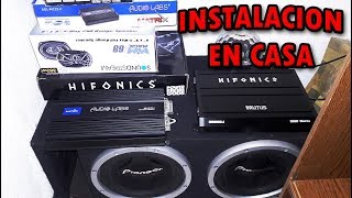 Conectando mi Equipo de Car Audio en Casa 2018 [upl. by Hanzelin261]