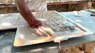 How to make Ceiling Board  Gypsum Board Making [upl. by Hnaht55]