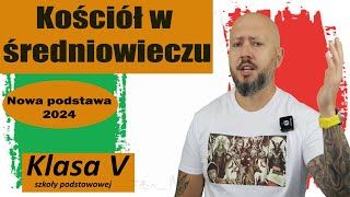 Klasa 5 Kościół w średniowieczu Poznajcie średniowiecznych influencerów NOTATKA NA KOŃCU [upl. by Netsirk]