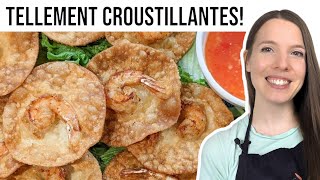 Recette facile GALETTES de CREVETTES CROUSTILLANTES  HOP DANS LE WOK [upl. by Agnella]