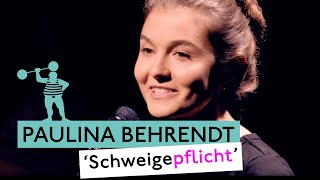 Paulina Behrendt  Schweigepflicht  Poetry Slam TV [upl. by Jolenta]