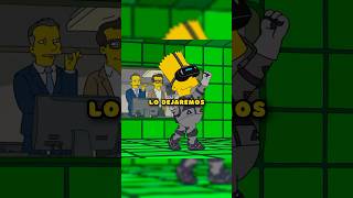 Bart lucha contra Thanos shorts simpsons [upl. by Nikolia370]