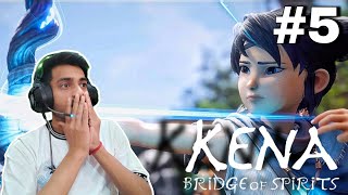 Fighting With Wood Knight Boss Fight  Kena Bridge Of Spirits Pc Gameplay Part  5 [upl. by Ayit]