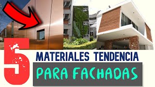 💥 TOP 5 Materiales para remodelar tus fachadas bonitas y baratas  Ideas para decorar tu casa [upl. by Aekan]