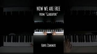 Now we are free  Hans Zimmer piano hanszimmer gladiator [upl. by Savanna]