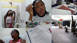 Rotina de uma estudantearrumase comigoescolasozinha em casaatividades da escolaapresentações [upl. by Salahcin]