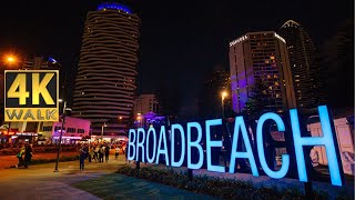 Broadbeach Gold Coast Australia  4k Walk Tour 🏖️ [upl. by Jariah109]