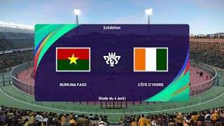 Burkina Faso U20 vs Côte dIvoire U20 21102024 U20 Friendly PES 2021 [upl. by Yves]