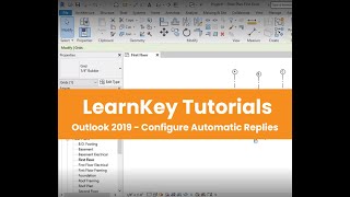 Outlook 2019 Configure Automatic Replies [upl. by Aba]