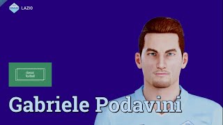 Gabriele Podavini  PES Clasico Face Bodyamp Stats [upl. by Jourdain]