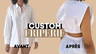 HOW TO  Customiser une chemise dénichée en Fripe OCEANELEVENSTYLE [upl. by Burner877]