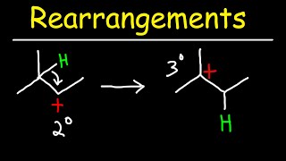 SN1 Carbocation Rearrangements  Hydride Shift amp Methyl Shift [upl. by Aicissej]