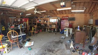 Time Lapse Video Cleaning Motivation Cleaning Videos Organizing Reorganizing a Garage Space [upl. by Akemit725]