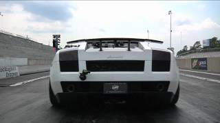 Underground Racing TT Lamborghini Gallardo 8 Second 14 Mile World Record Pass [upl. by Atekal]