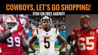 Fish at 6 LIVE Who Can Cowboys Buy in Free Agency w 100 Million DREAM BIG Lets Go Shopping [upl. by Ez]