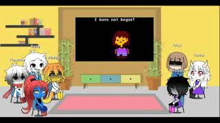 Undertale react to Entry Number 17 [upl. by Allisirp]