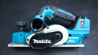 NEW Makita 18v Brushless Planer DKP181 [upl. by Tjon280]