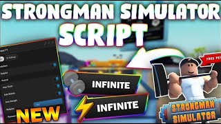 UPDATED Strongman Simulator Script PASTEBIN 2024 AUTOFARM REDEEM CODES SPEED AUTO REBIRTH [upl. by Grenville]