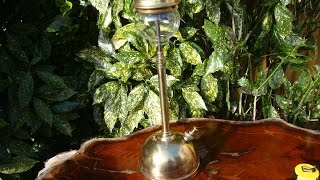 An early 20th century Antique brass Tilly Tilley lamp Lantern Lamp See Video [upl. by Notnek447]