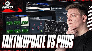 Taktikupdate So spiele ich aktuell gegen Pros  FIFA 23 Taktik Anweisungen amp Formation [upl. by Oreves]