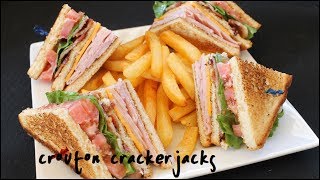 How to Make Club Sandwiches  Club Sandwich Recipe [upl. by Swithin]