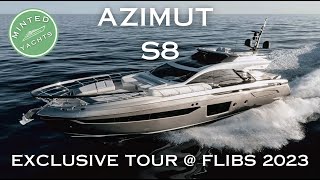 Explore the Azimut S8 Yacht  Full Walkthrough and Features Review [upl. by Ty]